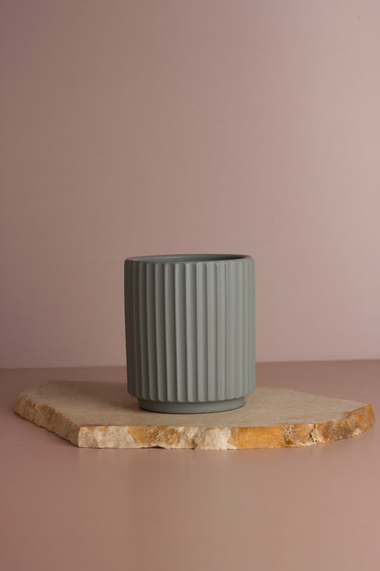 Midnight Ash Ceramic Planter