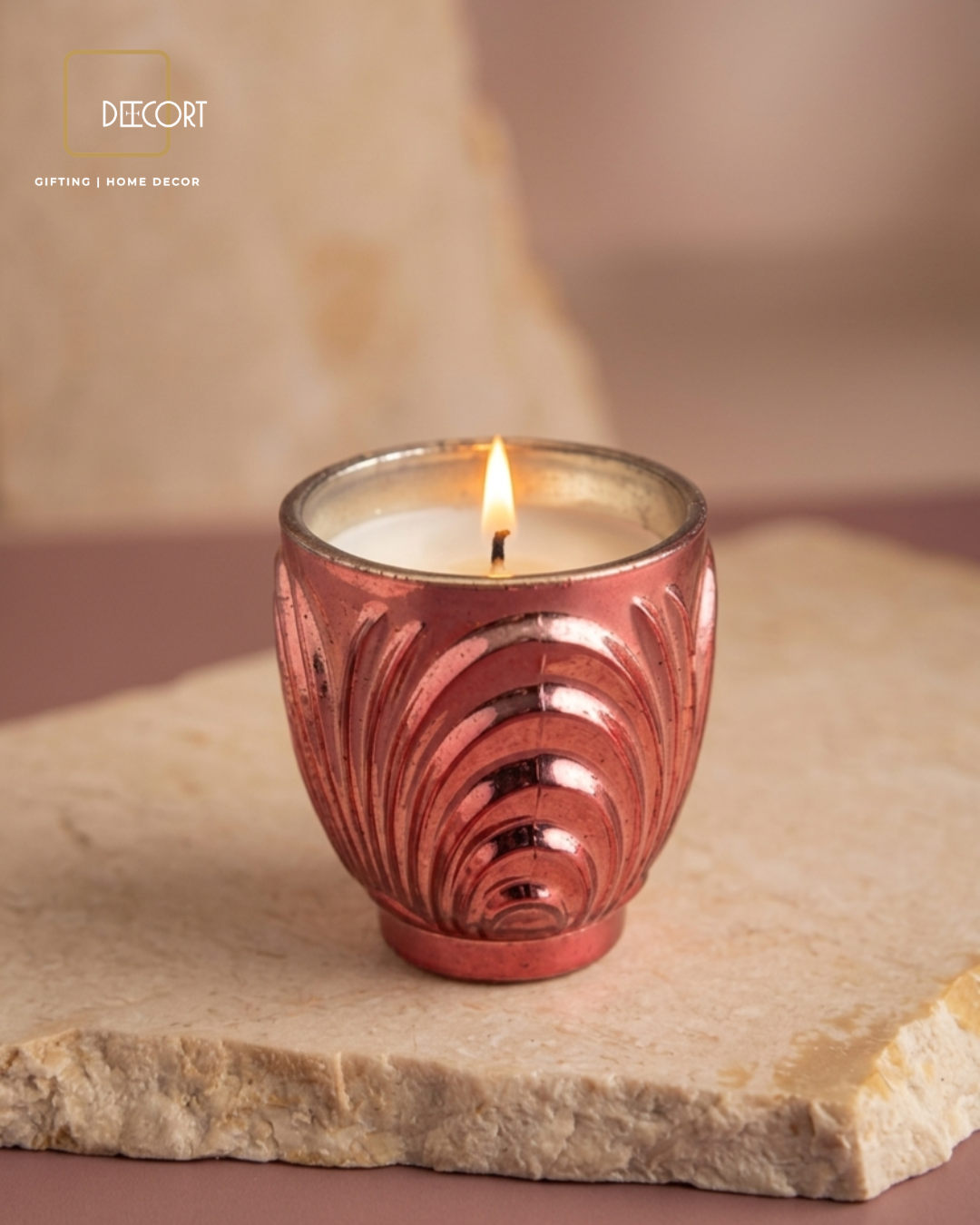 Ballet Sculpted Glass Candle