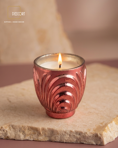 Ballet Sculpted Glass Candle