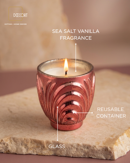 Ballet Sculpted Glass Candle