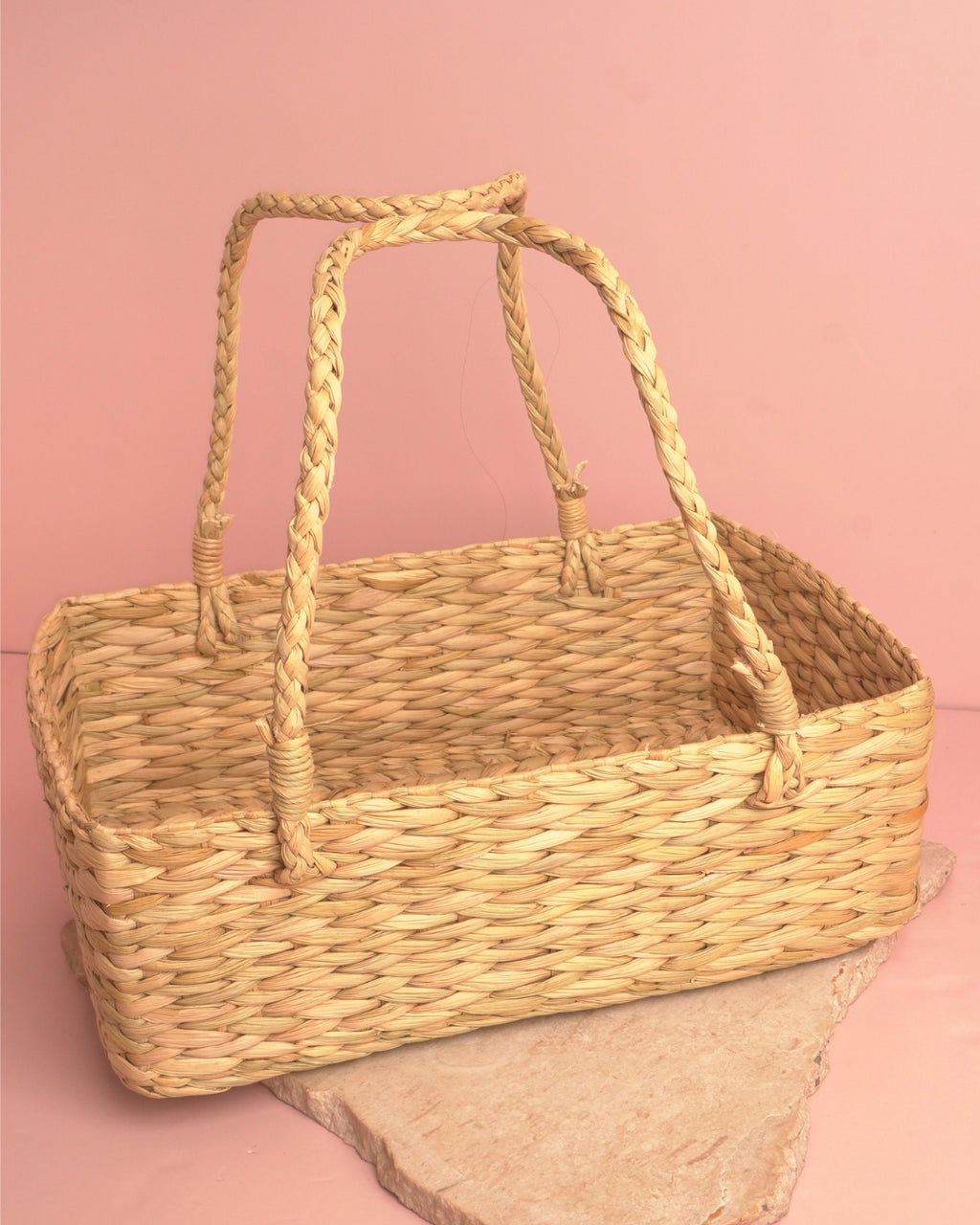 Harvest Weave Rectangle Basket
