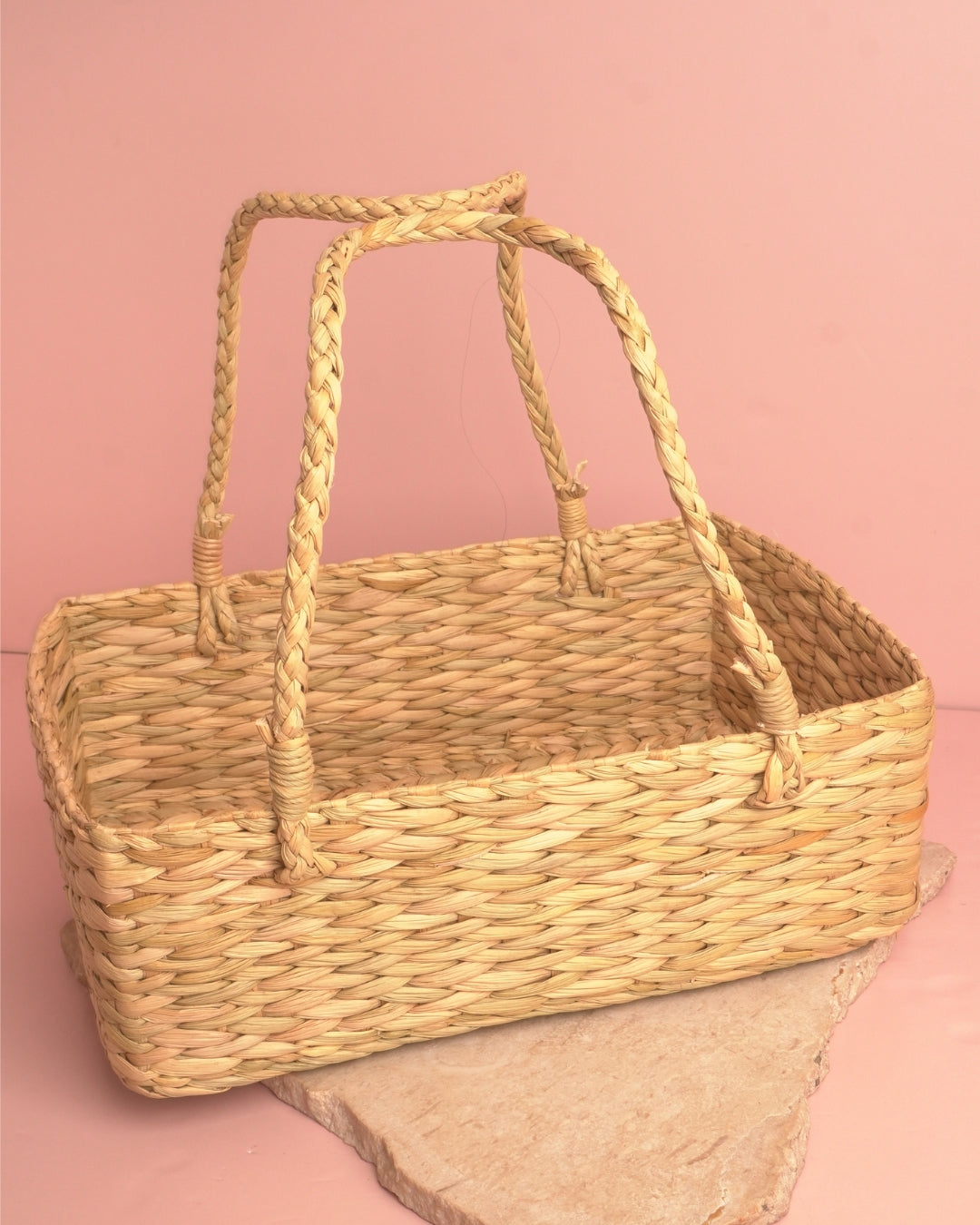 Harvest Weave Rectangle Basket
