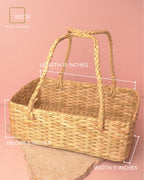 Harvest Weave Rectangle Basket