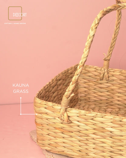 Harvest Weave Rectangle Basket