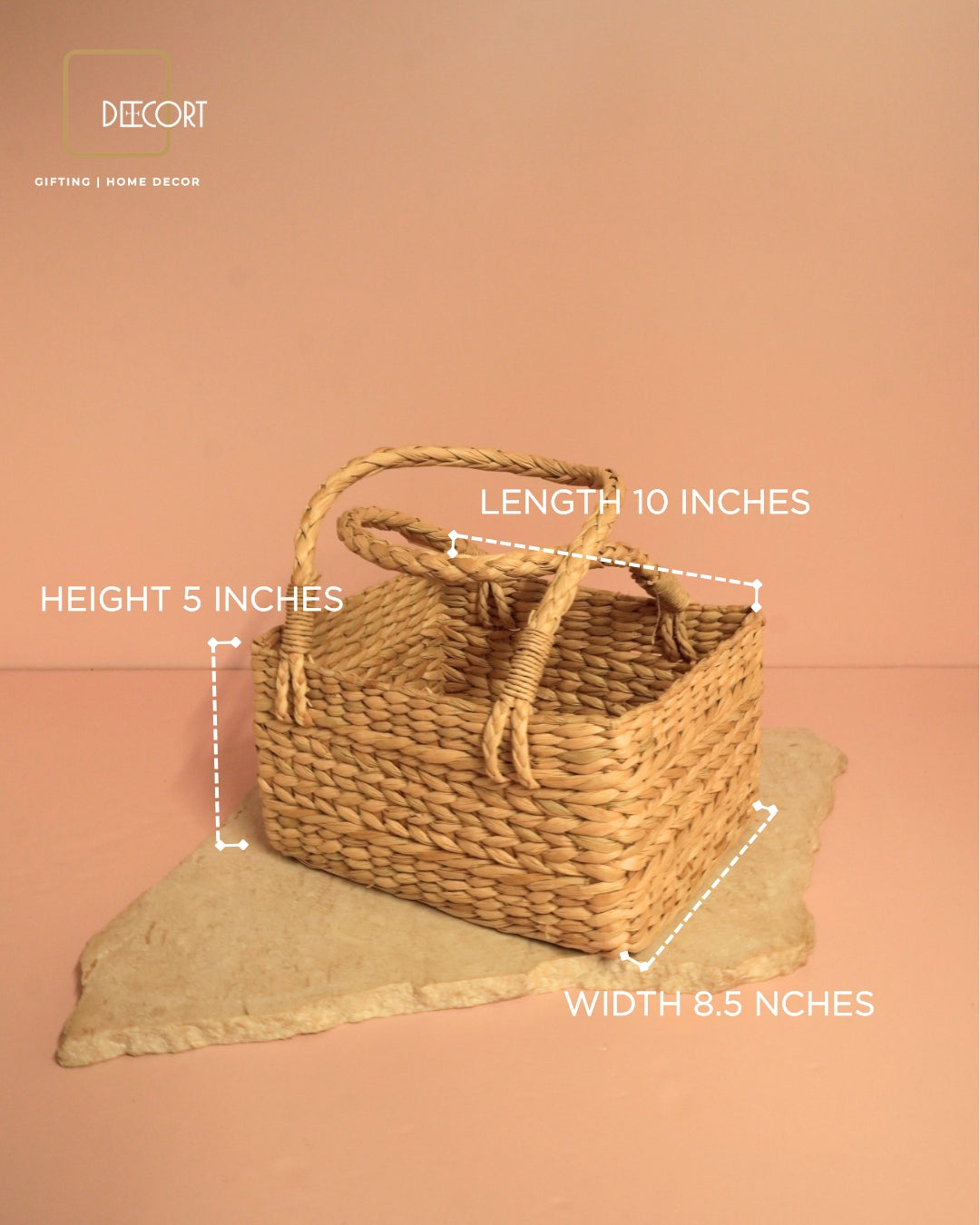 Harvest Weave Rectangle Basket