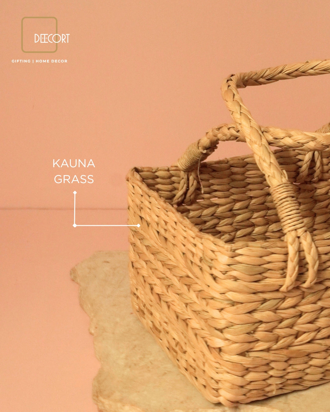 Harvest Weave Rectangle Basket