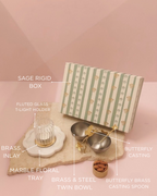 The Golden Butterfly & Marble Luxury Box