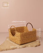 Meadow Cane Classic Basket with Wooden Handle
