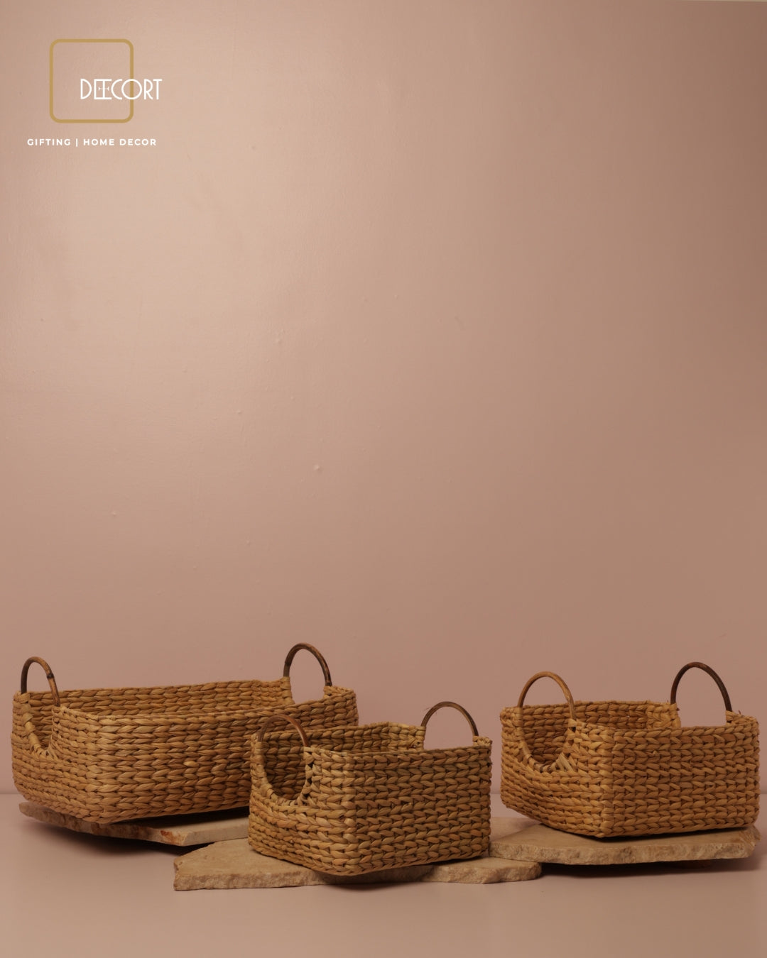 Meadow Cane Classic Basket with Wooden Handle