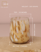 Gold Mosaic Double-Wick Candle