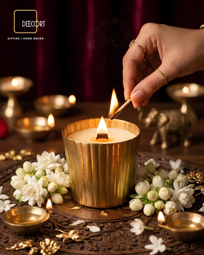 Golden Ember Candle
