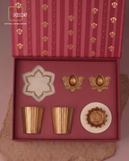 The Ruby Urli Marble & Brass Festive Gift Box