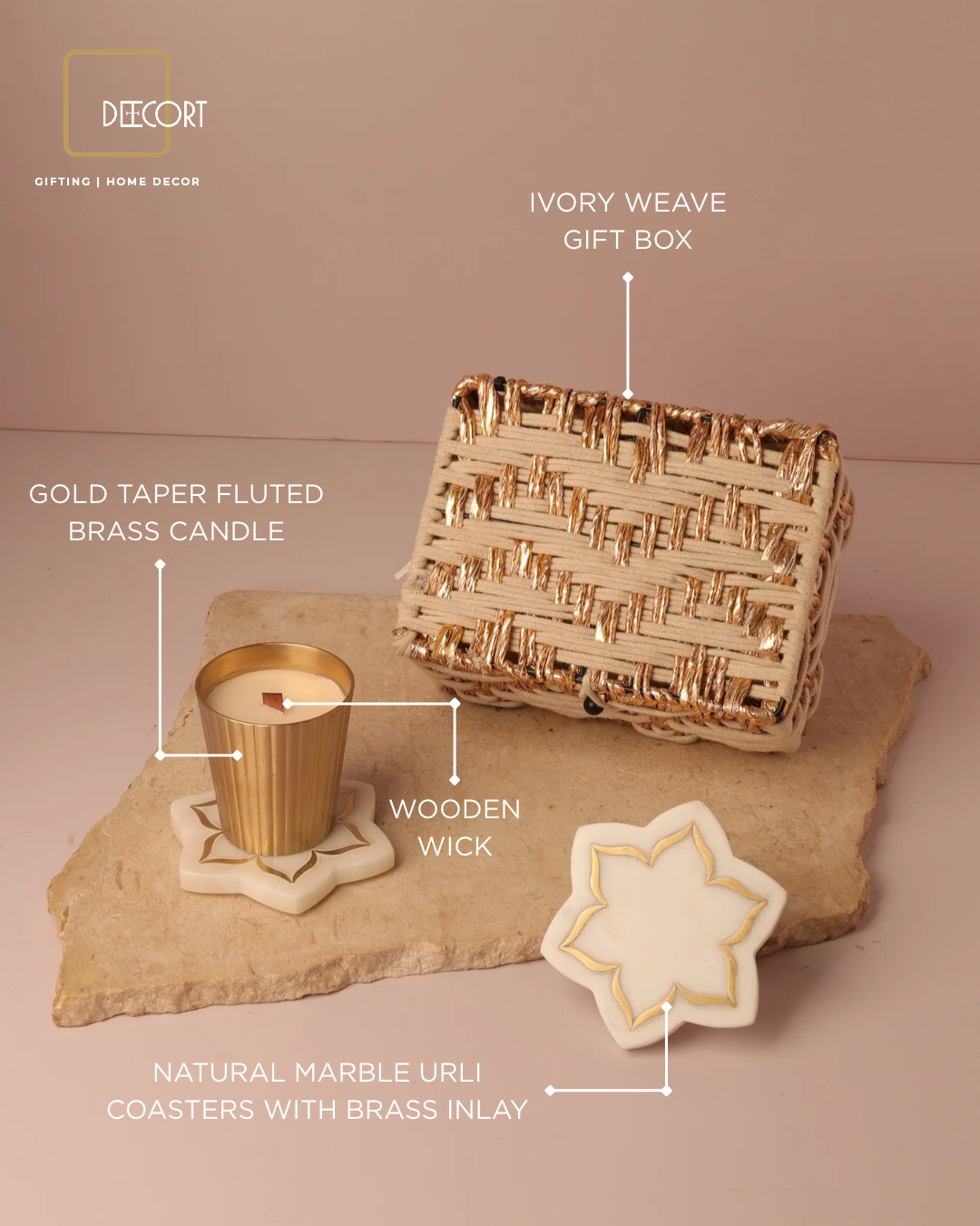 The Ivory Brass Elegance