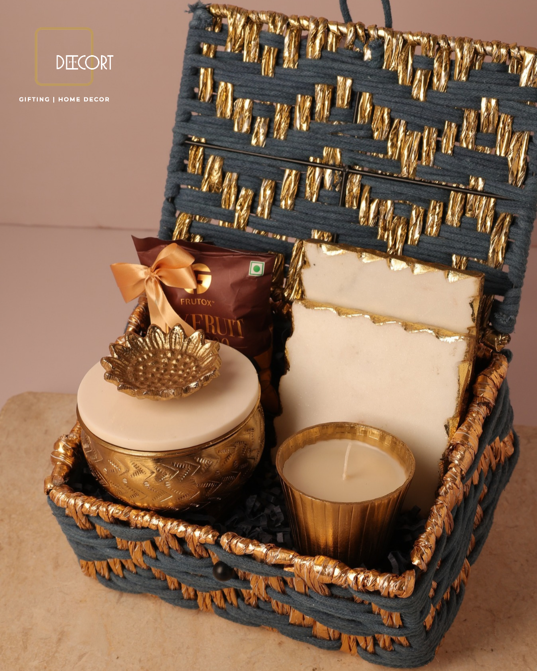 The Azure Golden Bloom Hamper