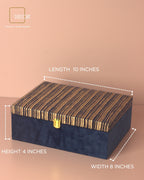 Premium Navy Blue & Gold Gift Box