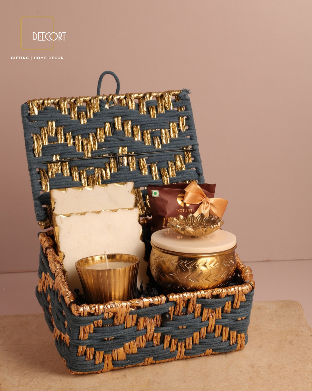 The Azure Golden Bloom Hamper