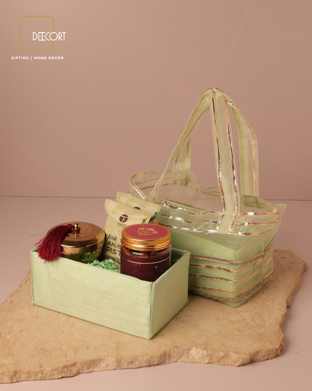 The Golden Jasmine Basket