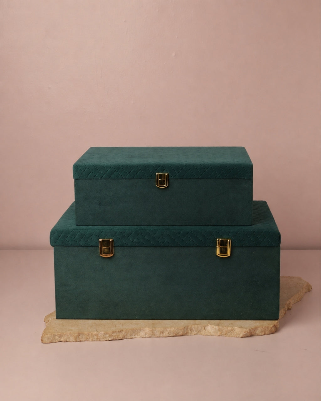 Teal Textured Gift Box