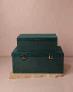 Teal Textured Gift Box