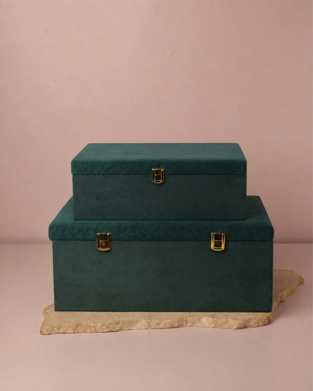 Teal Textured Gift Box