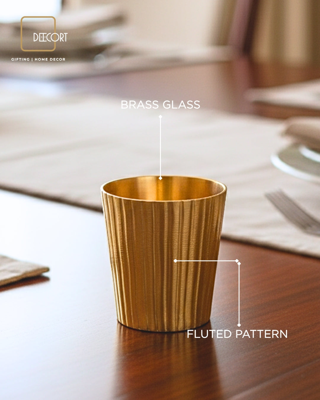 Royal Brass & Marble Gift Set