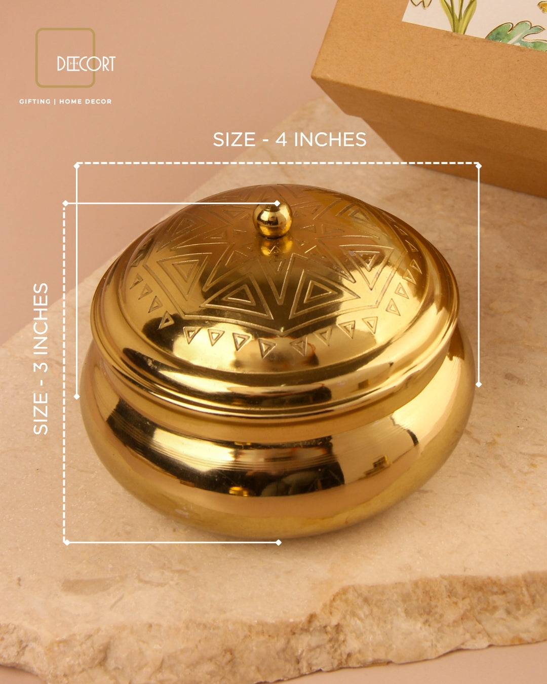 Geometric Embossed Gold and Rose Gold Double Wick Scented Candle - Set of 2