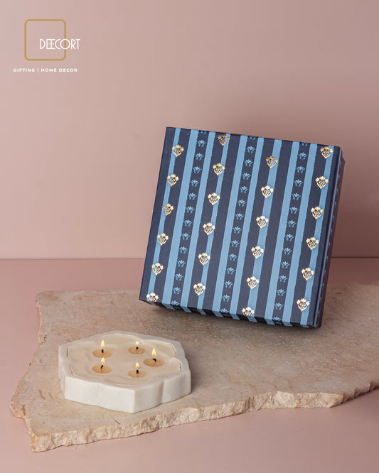 Marble Infinity Urli Scented Candle - Multiwick