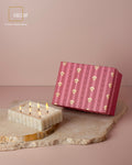 Marble Rectangle Fluted  6 Wick Candle