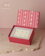 Marble Rectangle Fluted  6 Wick Candle