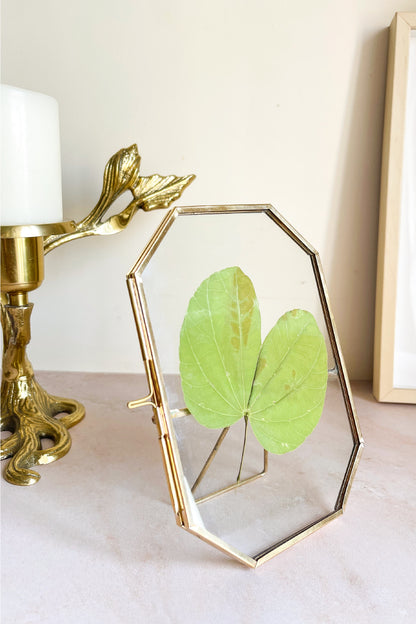 Octagonal Brass Photo Frame