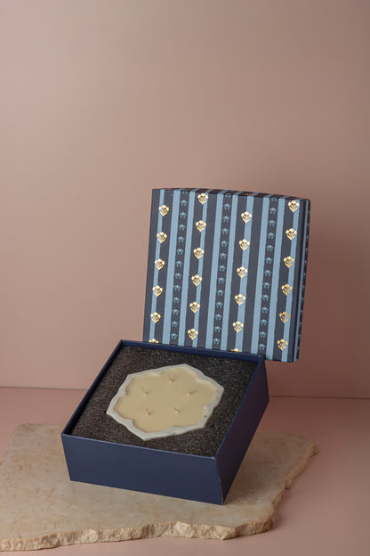 Marble Infinity Urli Scented Candle - Multiwick