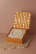 Marble Round Fluted Candle