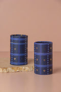 Royal Blue Paper Tube Jar - Pack of 10