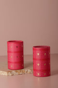 Ruby Pink Paper Tube Jar - Pack of 10