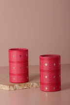 Ruby Pink Paper Tube Jar - Pack of 10