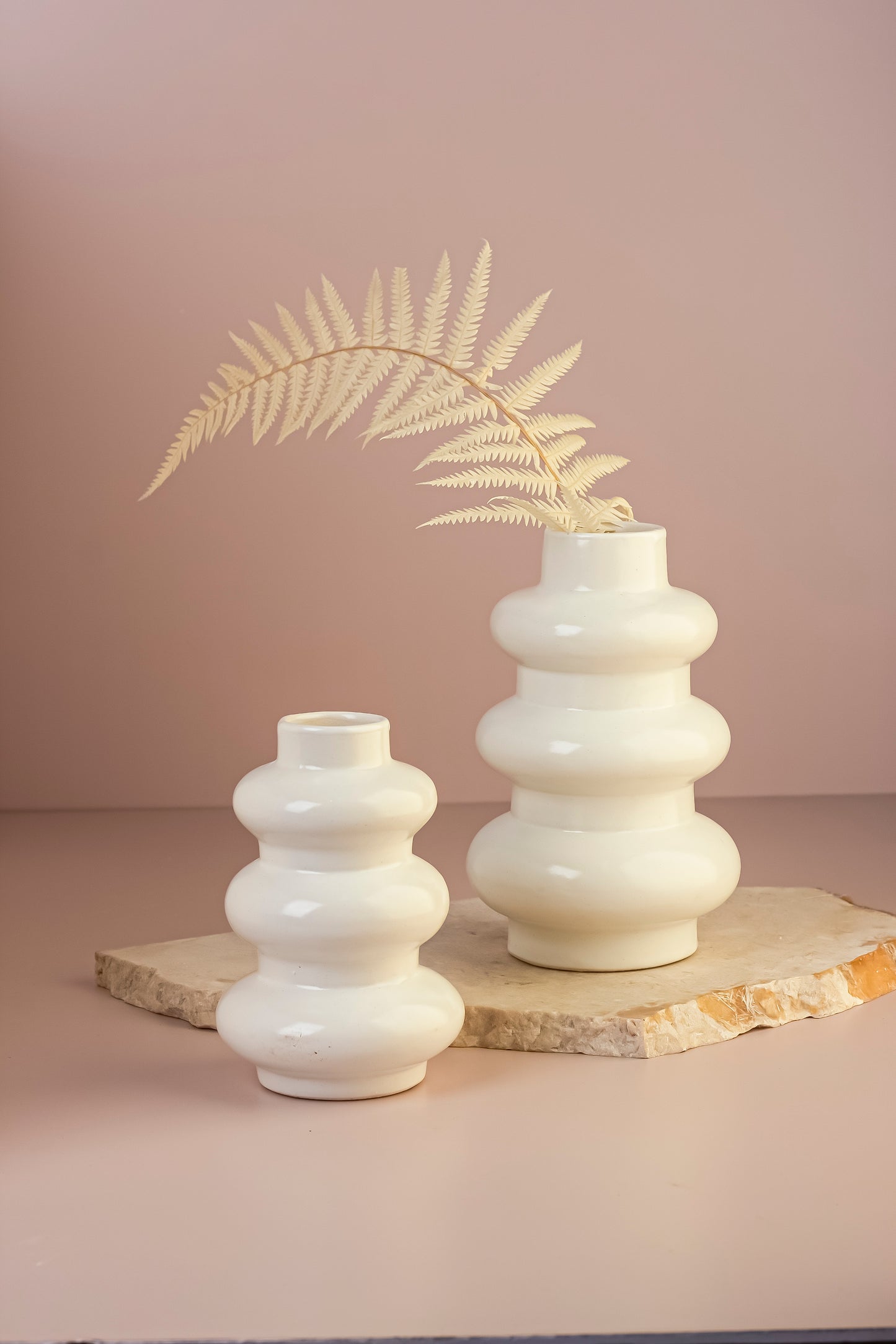 Retro curves vase - Set of 2