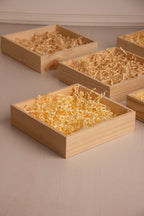 Pinewood Square Tray – 9 Inches with Paper Shredder (Pack of 5)