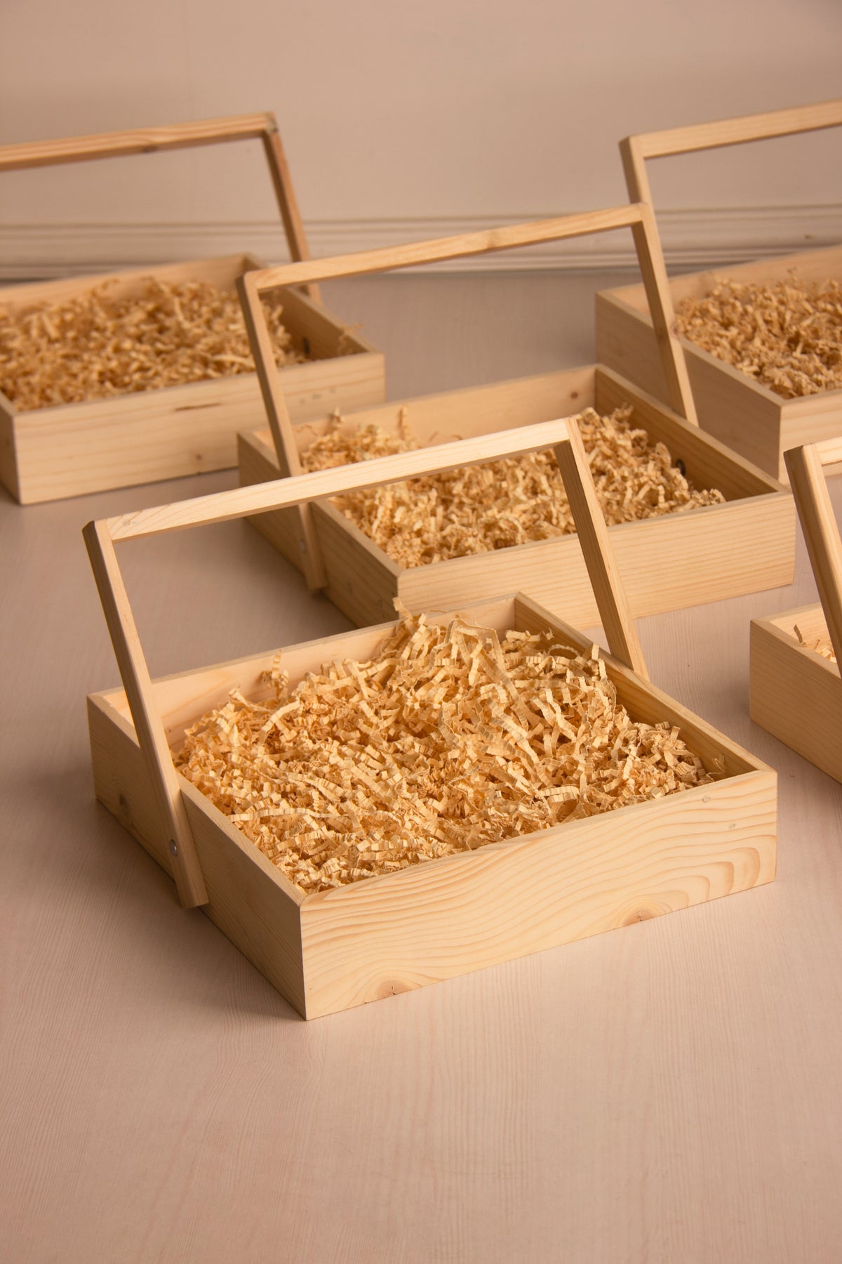 Pinewood Square Basket - 10 Inches