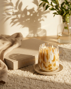 Gold Mosaic Double-Wick Candle