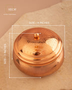 Geometric Embossed Rose Gold Double Wick Scented Candle