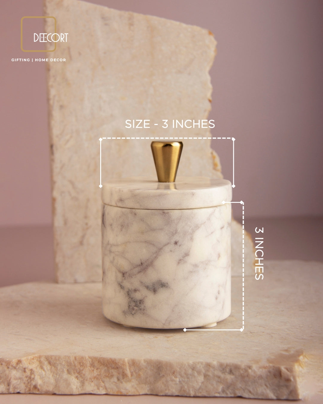 White Purple Marble Jar Single Wick Candle