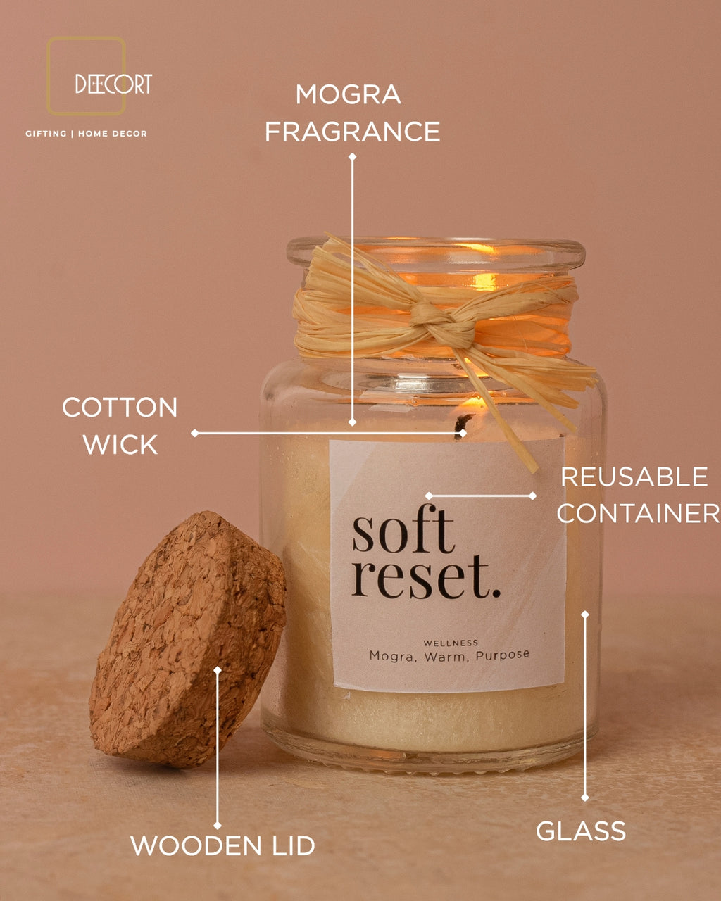 Mogra Serenity Candle