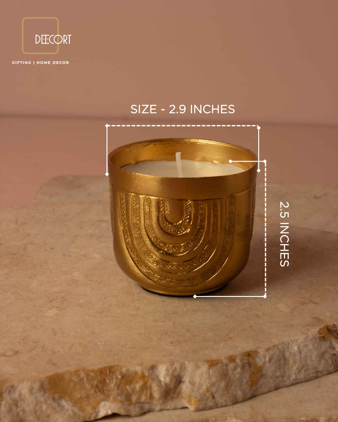 Urbane Gold Candle