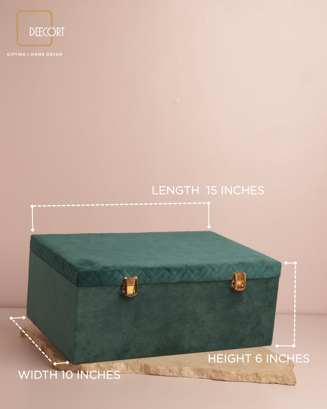 Teal Textured Gift Box